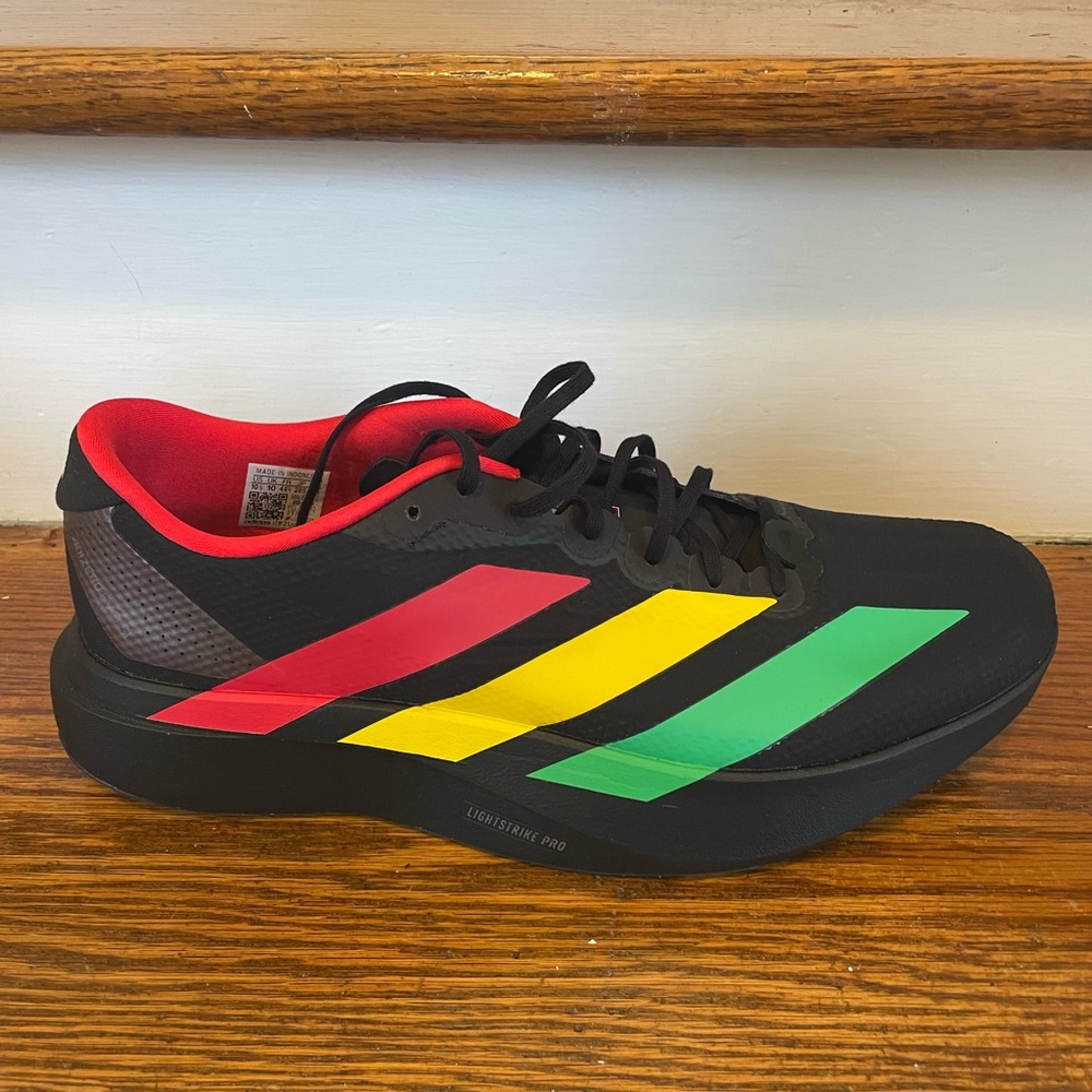 Adizero Evo SL Men’s size 10.5 NWT Bob Marley Edition